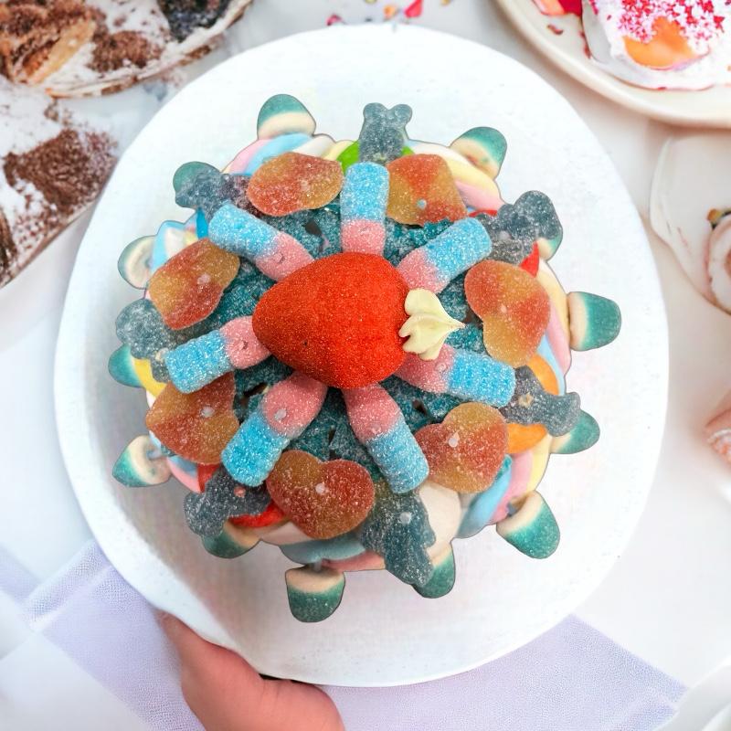 Gâteau de bonbons Mona mona